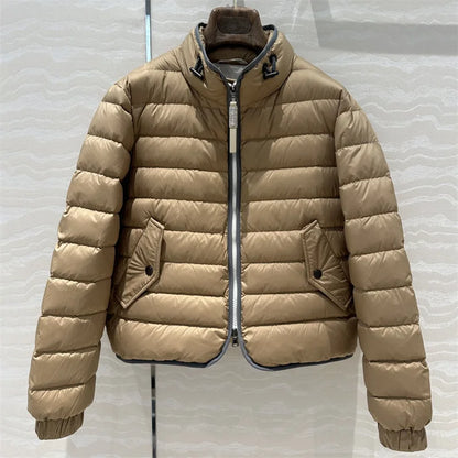 Women's down jacket 2024 Autumn/Winter New 90 white goose down filling  women's puffer jacket Woman winter coats y2k thick Coat