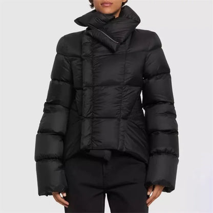 Women's winter down jacket 2024 High quality 90 white goose down filling Puffer coats Stand collar windproof and warm thick coat