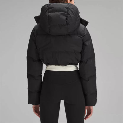 Women's winter jacket 2024 New High quality white duck down filling down coats Thick and Puffer coats Short slim fit thick coat